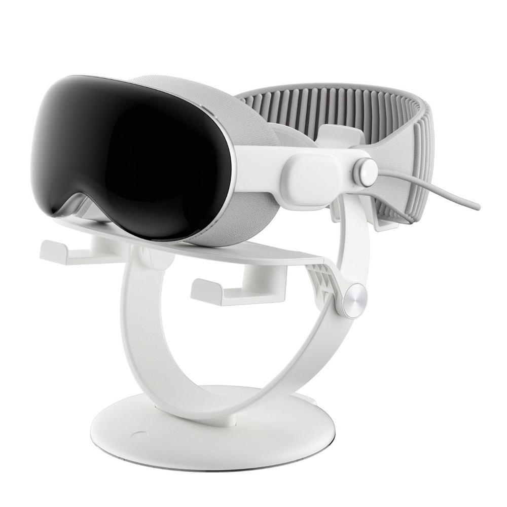 New| For Apple Vision Pro VR Helmet Holder Display Stand White Protector M2